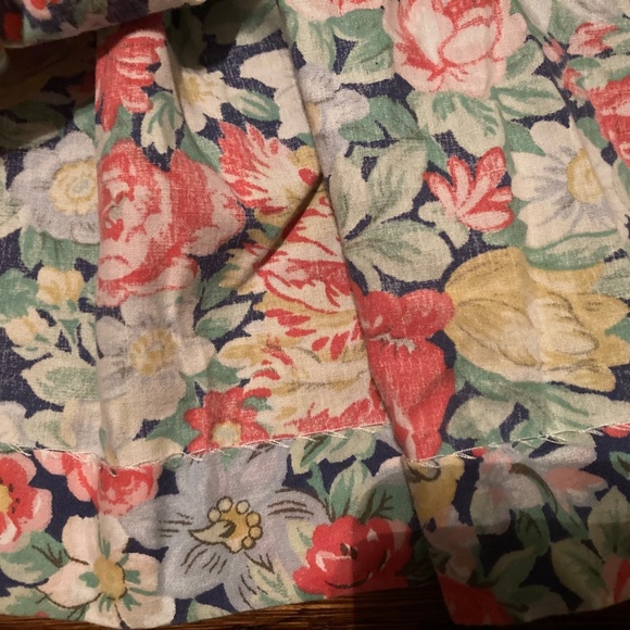 Talbots Kid Floral Dress with Peter Pan Collar Size 5 Short Sleeve - Picture 7 of 7